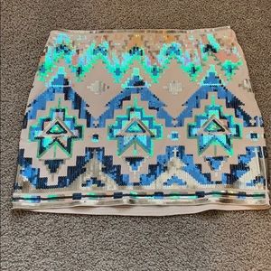 Sequined Express skirt